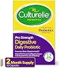 Probióticos Culturelle Pro Strength para la Salud Digestiva e Intestinal*, 12B UFC, 60ct | Probiótico Prebiótico Diario para Mujeres y Hombres, Simbiótico, Lactobacillus Rhamnosus GG, Sin Refrigeración Necesaria, Suministro para 2 Meses Cápsula 60 Unidades (Paquete de 1) 2
