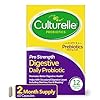 Culturelle Pro Strength Daily Probiotics For Digestive Health (2 Month Supply) with Prebiotics for Women & Men, Supports Occasional Diarrhea, Gas & Bloating, Gluten & Soy Free, 60 Count