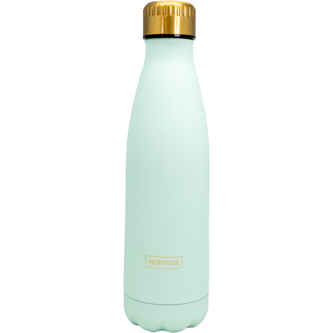 NERTHUS FIH 1529 – Insulated Bottle 500 ml Classic – Double Walled Stainless Steel – Airtight Cap – BPA Free