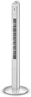 Ventilatore Ventilatore a Torre Ventilatore Meccanico Silenzioso Ventilatore Silenzioso oscillante Ideale per casa e Ufficio, 40W Bianco (34x120cm) Risparmiare energia