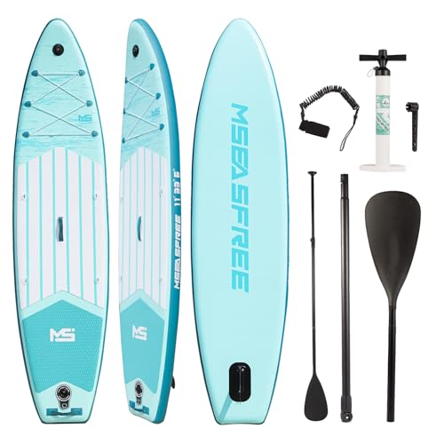 11336-Premium-Inflatable-Stand-Up-Paddle-Boards-with-Durable-SUP-Paddle-Board-Accessories-Wide-Stable-Design-Includes-Backpack-Required-Parts-Non-Slip-Comfort-Deck-for-Youth-Adults 11”33“6 Premium Inflatable Stand Up Paddle Boards with Durable SUP Paddle Board Accessories Wide Stable Design Includes Backpack Required Parts Non-Slip Comfort Deck for Youth & Adults - Image 4
