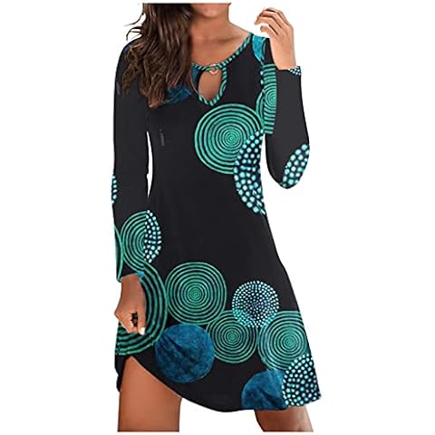 TTJJ Pink Dresses for Womenby Sonojie Long Dress for Womenlong Sleeve O NeckWedding PartyMidi Dress Cover