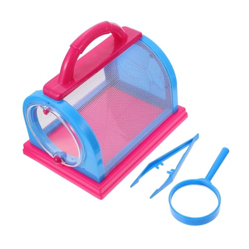 Abaodam 1 Set Insect Observation Container Catching Box Breathable Mesh Design Enhance Boys and Girls' Interest Sturdy and Portable