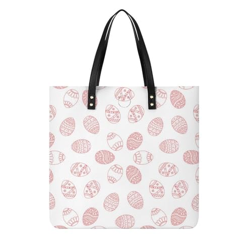 Sac à main rouge Œuf de Pâques un tote bag pour femme qui égaie vos voyages de printemps