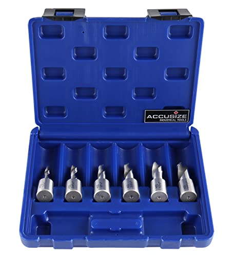 Foret à terre Weldon 1,9 cm haute performance de coupe 2,5 cm profondeur lot de 6
