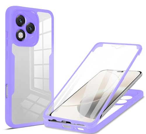Coque Honor 400 Lite protecteur écran intégré housse intégrale ABR-NX1 violet