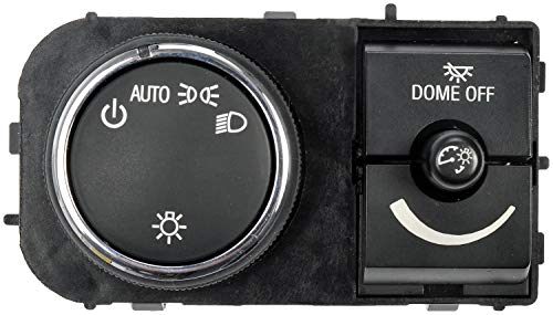 Dorman 920-053 Headlamp Switch With Interior Dimmer Without Fog Lamps Compatible With Select Chevrolet / Gmc / Hummer Models #TOP1