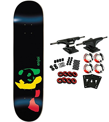 Enjoi Skateboards Rasta Panda Complete Skateboard New! #TOP2