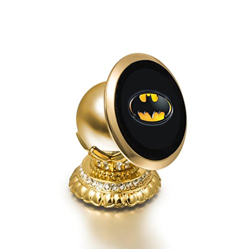Car Mount Ertch® Premium 360 Degree Rotatable Magnetic Cellphone Mount for Car (Batman)
