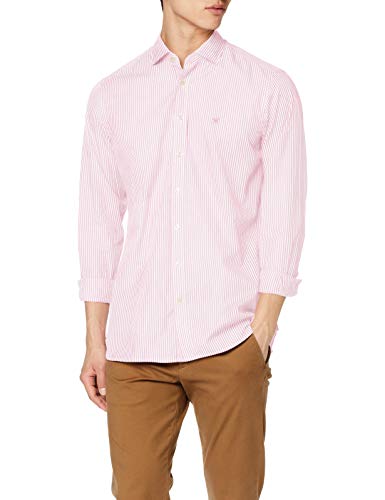 Preisvergleich Produktbild Hackett Herren Shirt Bengal Str Ks, 3AEPINK / WHITE, S