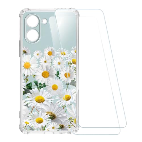 ESACMOT �v�����g�P�[�X + 2�������K���X�t�B���� Tecno Spark Go 3 4G 2026 �Ƃ̌݊�������, �Ռ��z���\�t�g�J�o�[ HD�N���A (�� 5)