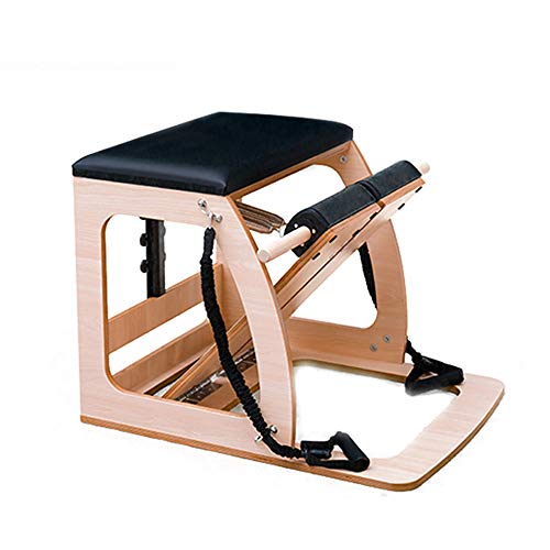 Tlyd Five Piece Pilates Frame Stable Chair Multi-Purpose Yoga Equipment Universal Chair/Bed Combination for Improving Hump/Body Shape/Weight Loss/Line Shaping/Reducing Pain And Stiffness