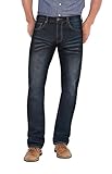Erweiterte Stretch & Erholung Agile Herren direkt Stretch-Denim Jean 30W x 32 L Dunkelblau