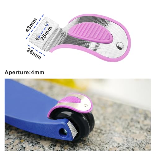 Be In Your Mind Scooter Rear Brake Pads Compatible with Micro Maxi Deluxe Foldable LED/Maxi Deluxe Eco Series 3-Wheel Scooter, Pink - Image 4