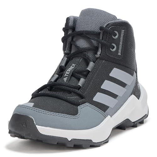 Adidas Unisex-Kids Terrex AX4R Mid Hiking, Black/Grey/Grey, 11K