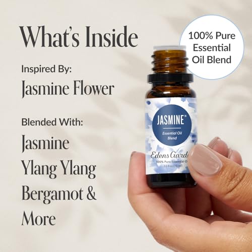 Image of Edens Garden Jasmine 100% Pure Essential Oil Blend 10 ml (.33 oz)