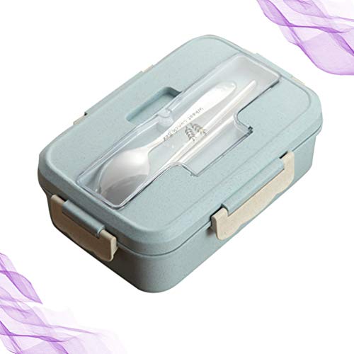 Lancheira Bento de 1100 ml da UPKOCH, recipientes de alimentos com talheres, para adultos, crianças,