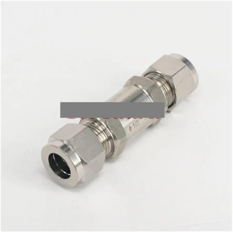 3/8インチODチューブ304ステンレススチール片方向チェックバルブ非リターンインライン圧縮バルブOROAOBOMT