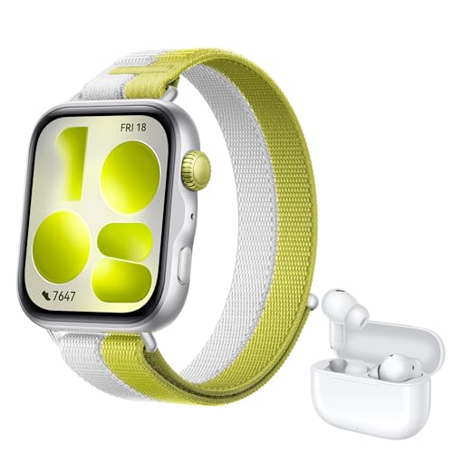 HUAWEI Watch FIT 5 Smartwatch+FreeBuds SE 4 Weiß, GPS, 1,82″ Display...