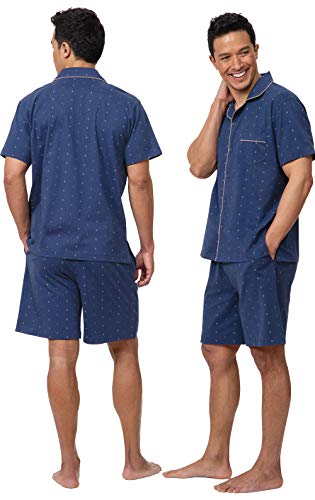 PajamaGram Mens Short Pajamas Set - Mens Pajamas Set Cotton, 100% Cotton2