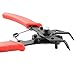 Snap Ring Pliers TAODAN 1Set 4 In 1 C Clips Removal Retaining Set for Automotive and Engine Repair, Interchangeable Jaw Head 45 90 and 180 Degree Angled Jaws, AC Compressor Clutch Holding Tool