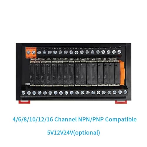 Placa de control combinado de relés 24V compatible con sistemas digitales de 5V y 12V 2