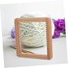 Veemoon Wooden Knitting Loom Mini DIY Board Square Weaving Loom Tool for Adults Crochet Needlework Tools Knitting Machine Motif Cam for Hats Scarves Shawls