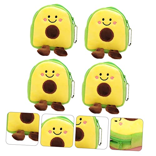 4pcs Avocado Shaped Purse Lightweight Change Pouch for Girls and Compact Wallet for Travel and Everyday Use3