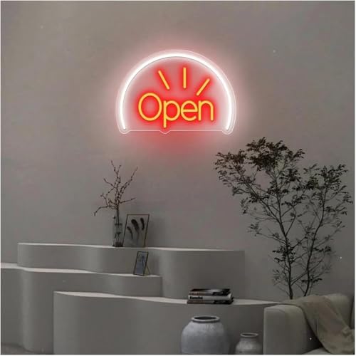 Lampe enseignes au néon à lettres ouvertes pour calmer la fatigue visuelle
