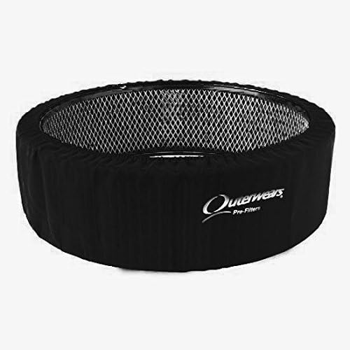 NEW OUTERWEARS COVER FOR 14" O.D. X 4" TALL AIR FILTERS, BLACK PRE-FILTER, 411-334 411-384 AFE 18-11405 18-11425 18-21402 18-31404, LATE MODELS MODIFIEDS STREET STOCKS PURE STOCKS