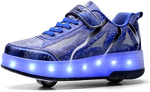 Aikuass USB Chargable LED Light Up Roller Shoes