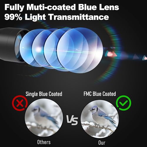 UUQ 3-9×40 Rifle Scope with Red/Green Illumination and Rangefinder Reticle-Includes Batteries,Fits 11mm Free Mounts,Waterproof and Fog-Proof