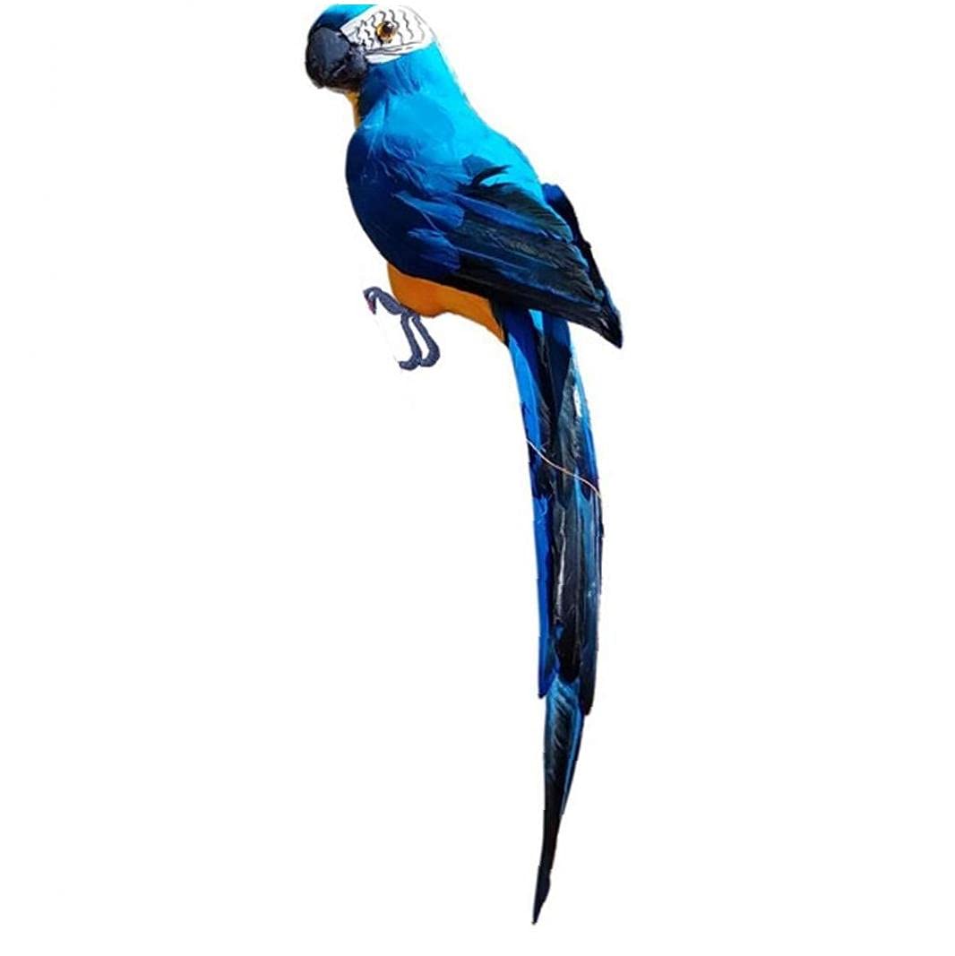 Oiseau artificiel perroquet de simulation durable pour décorer sans entretien de cage