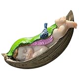 Statue d'extérieur : décoration d'ange artisanale en résine, largement utilisée pour la décoration de printemps, de pâques, de festival et les décorations suspendues, les ornements de jardin