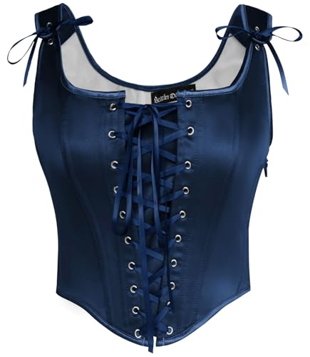 Image of Scarlet Darkness Women Renaissance Corset Pirate Bustier Top Bodice Bodyshaper