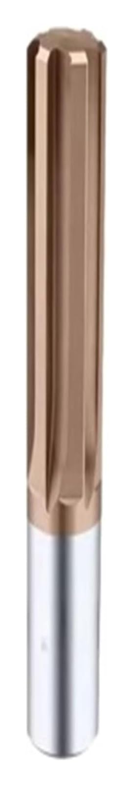 Zorlun 1Mm To 20Mm Carbide Machine Reamer Coated Straight Flute H7 Tolerance Chucking Hardened Steel Metal Cutter 6 Flutes Tool(,Straight Flute)