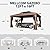 MELLCOM 12'x16' Hardtop Gazebo Wood Grain Aluminum Frame Hardtop Gazebos with Galvanized Steel Roof, Curtains and Nettings for Backyard,Patio and Garden