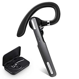 ICOMTOFIT Bluetooth Headset, Wireless Bluetooth Earpiece V5.0 Hands-Free Earphones with Built-in Mic for Driving…