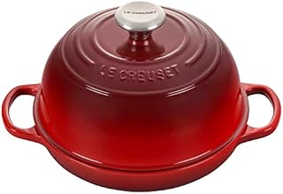 Le Creuset 21301240600430 Brytfanna do Pieczenia Chleba Żeliwo, 24 cm, Wiśniowy
