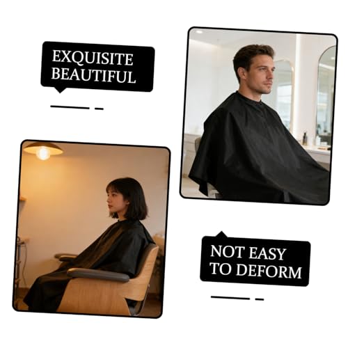 Balacoo Capa de Corte de Pelo con Cierre de Botón 120x150cm para Salón y Uso en Casa miniatura 6