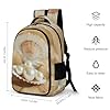 Shells on The Sand Pearls Backpack - Laptop Backpack for Women, Daypack for Work, College Travel #1