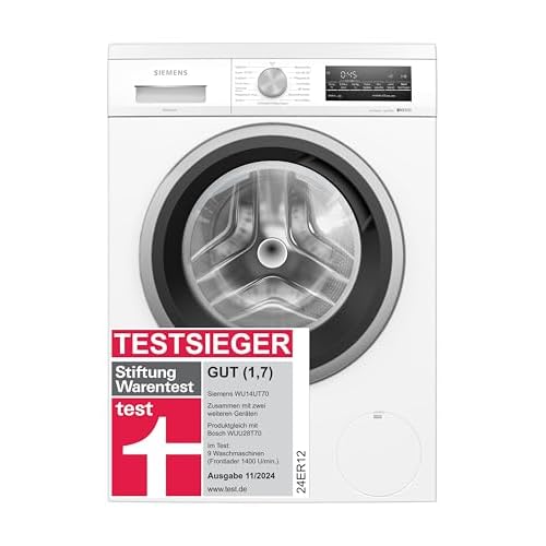Siemens iQ500 WU14UT70 Waschmaschine, unterbaufähig, 8 kg, 1400 U/min