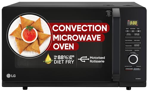 Image of LG 32 L Convection Healthy Microwave Oven (MC3286BLU, Black, Diet Fry & Motorized Rotisserie)