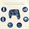 Controlador inalámbrico linhugame para PS5/Pro/Slim/PC - Azul camuflaje | Joysticks Hall/Turbo/Giroscopio de 6 ejes/Panel táctil/Conector de audio de 3.5 mm/Altavoz/Compatible con base de carga original 28 feb 2026 | por linhugame 4