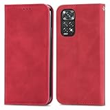 【Protection complète】Cet étui pour Xiaomi Redmi Note 11S 4G/Redmi Note 11 allie parfaitement cuir et silicone TPU souple, offrant une protection optimale à 360 degrés. Il résiste parfaitement aux chutes, aux chocs, à la poussière et aux rayures du quotidien.