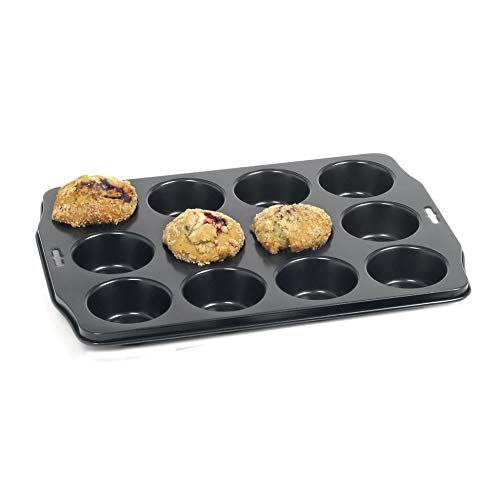 Norpro 12 Cup Nonstick Muffin Pan, 3.25In/8Cm, As Shown #TOP4