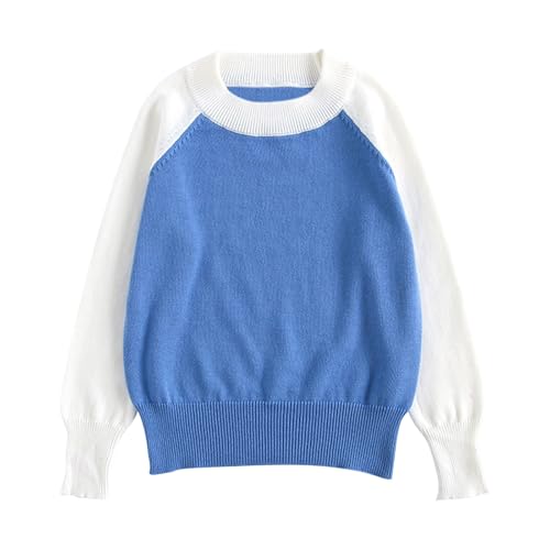 Toddler Boys Girls Cotton Sweater Autumn Winter Warm Bottoming Slim Fit Pullover Kids Long Sleeve Crewneck Tops