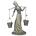 Design Toscano EU1443 Magdalene The Danish Milkmaid Garden Woman Statue, Two Tone Stone