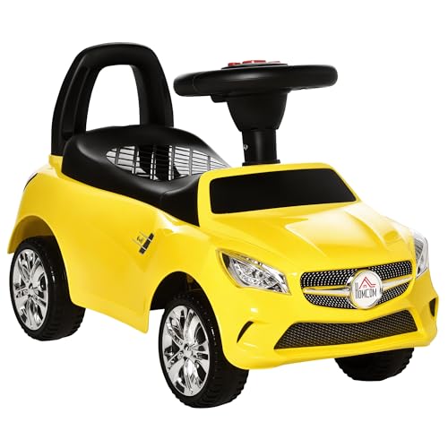 CORRI VERSO IL TRAGUARDO: Questa macchinina per bambini si rivela molto facile da utilizzare grazie al funzionamento a spinta. Per mettersi in movimento, basta che i bimbi siedano sul seggiolino e spingano con i piedi
