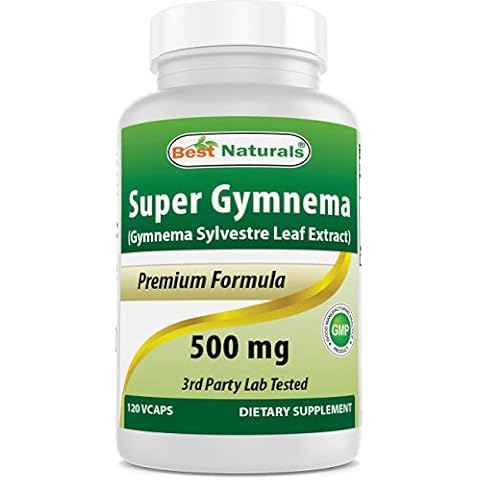 Best Naturals Gymnema Sylvestre Leaf 500 mg 120 Capsules (120 Count (Pack of 1)) Cover